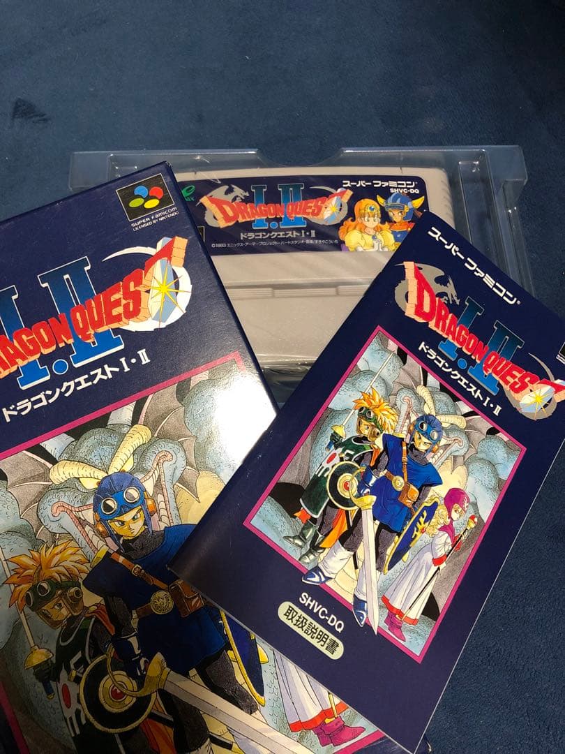 ファミコンソフト　ドラクエI IIセット ファミコン ドラゴンクエストⅠ Ⅱ Ⅲ Ⅳ 箱 説明書付き 4本セット