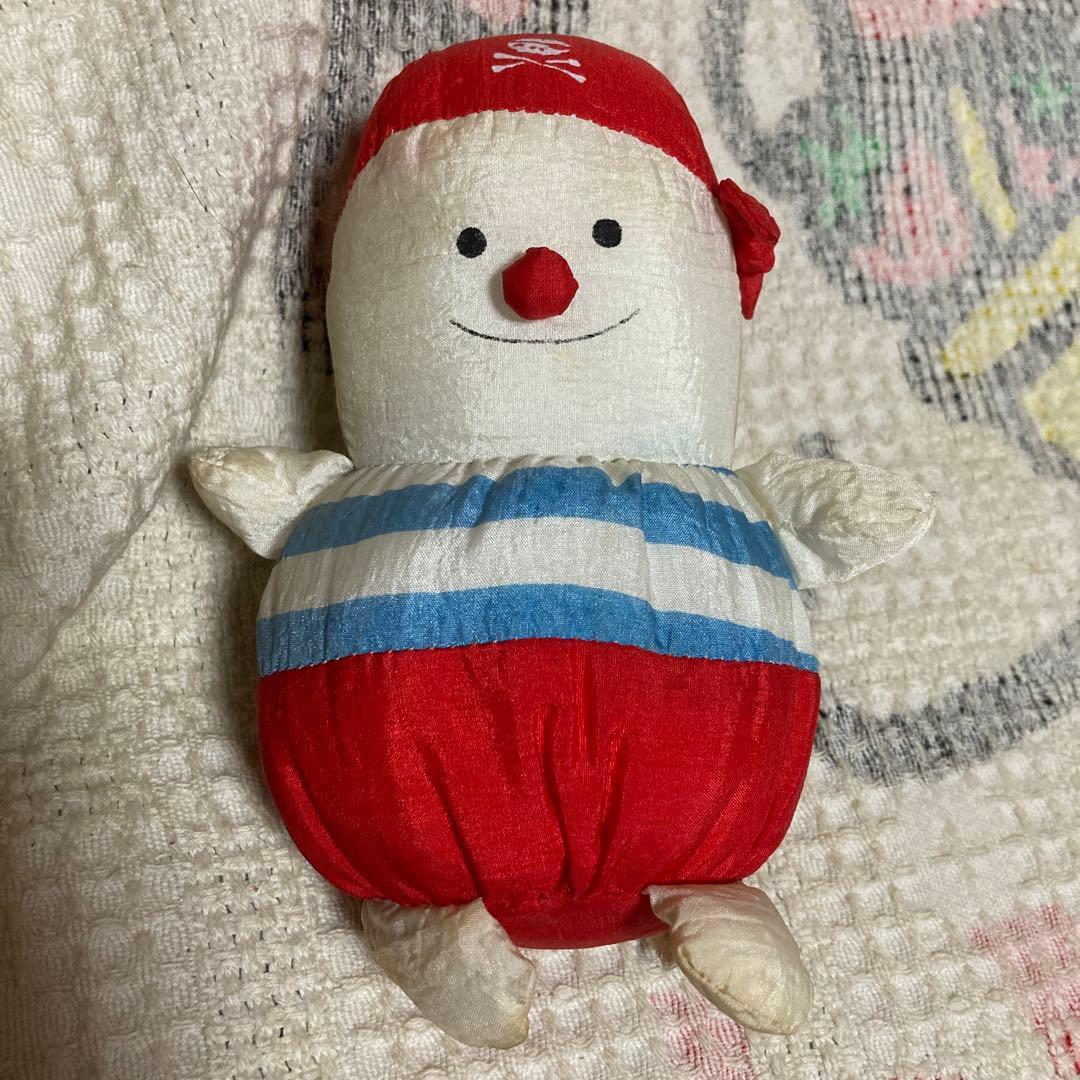 昭和レトロ セキグチ フラッフィーバルーン 海賊 ぬいぐるみ 中古品