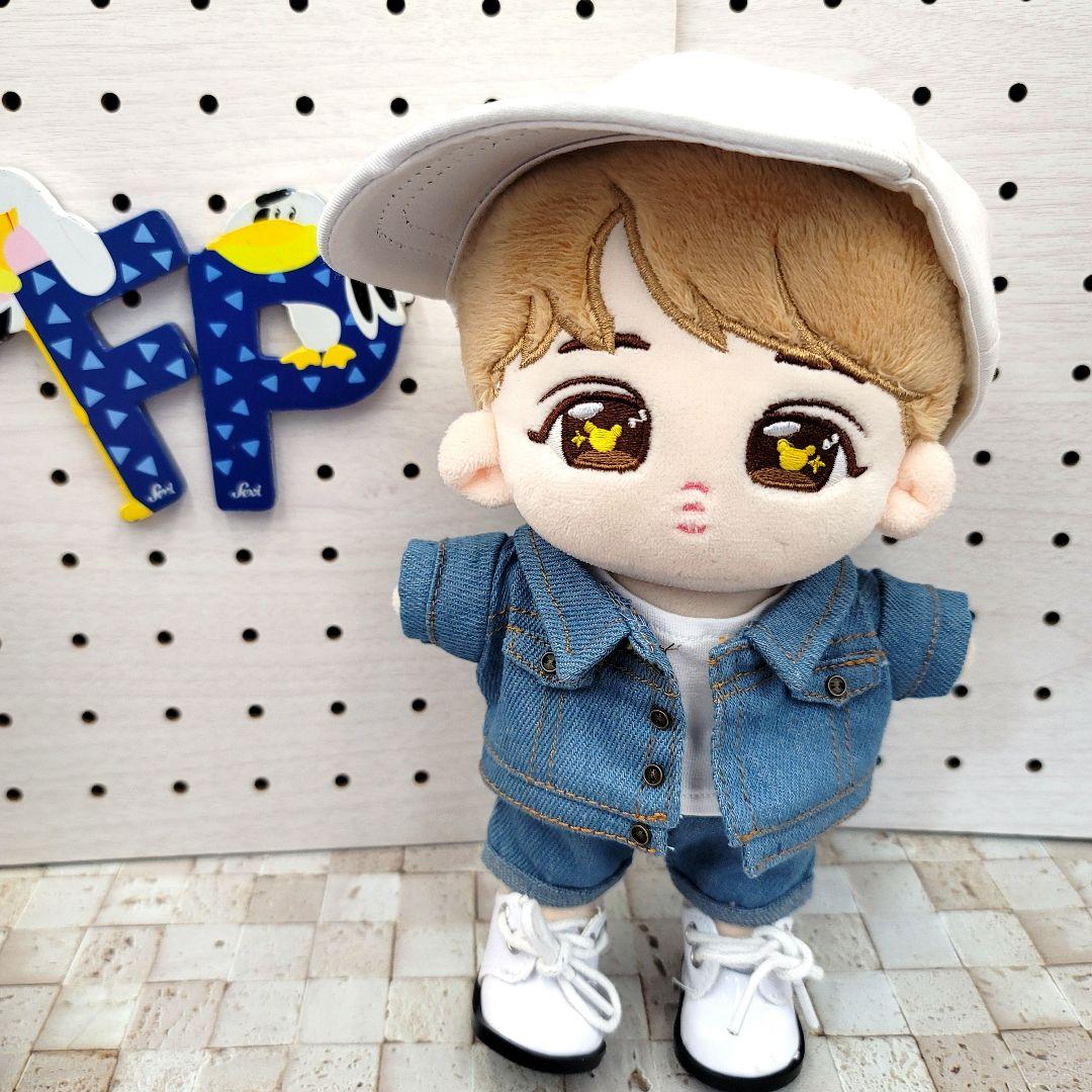 20cm ぬいぐるみ用 服 洋服 bts nct ぬい服 タンクトップ インナー