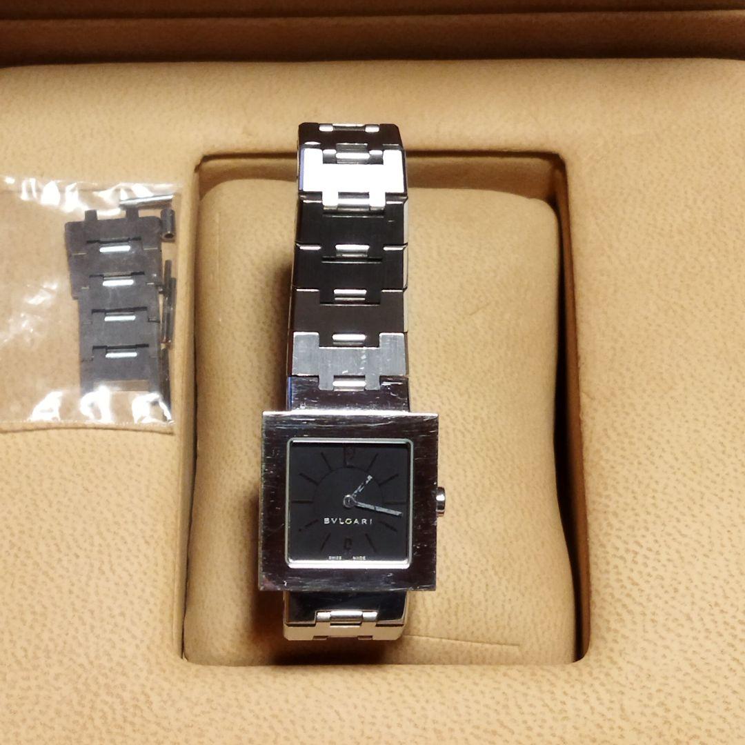 ブルガリ BVLGARI クアドラード 女性用腕時計 外したコマあり