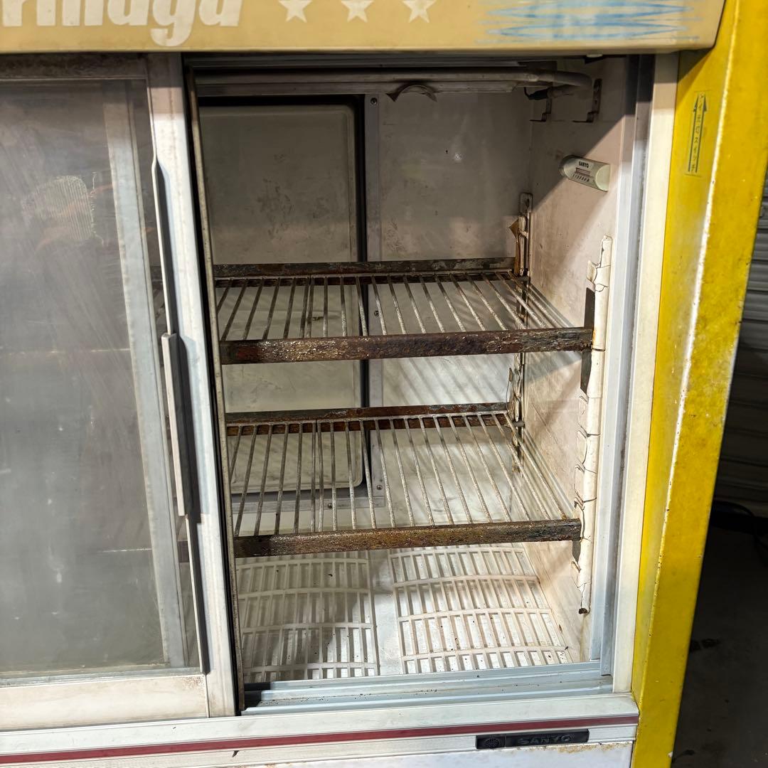 動作確認済 森永 牛乳 ショーケース マミー 冷蔵庫 昭和レトロ 森永牛乳