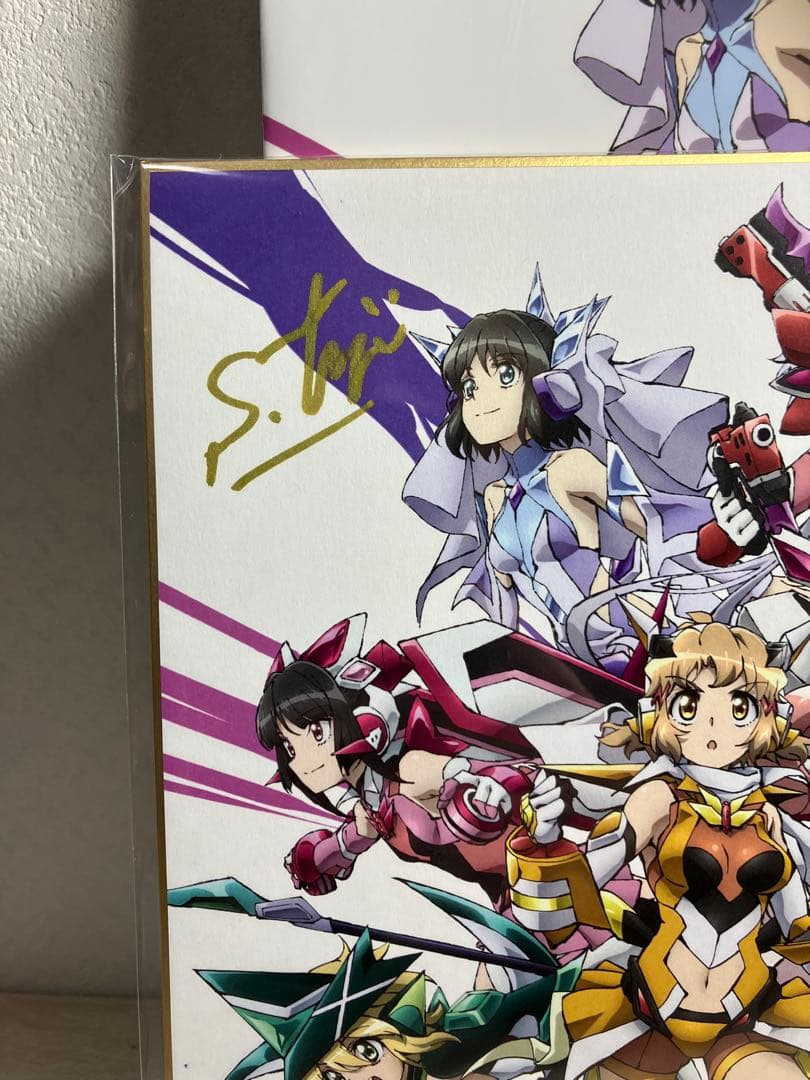 藤本さとる画集 戦姫絶唱シンフォギア アートワークス サイン入り色紙