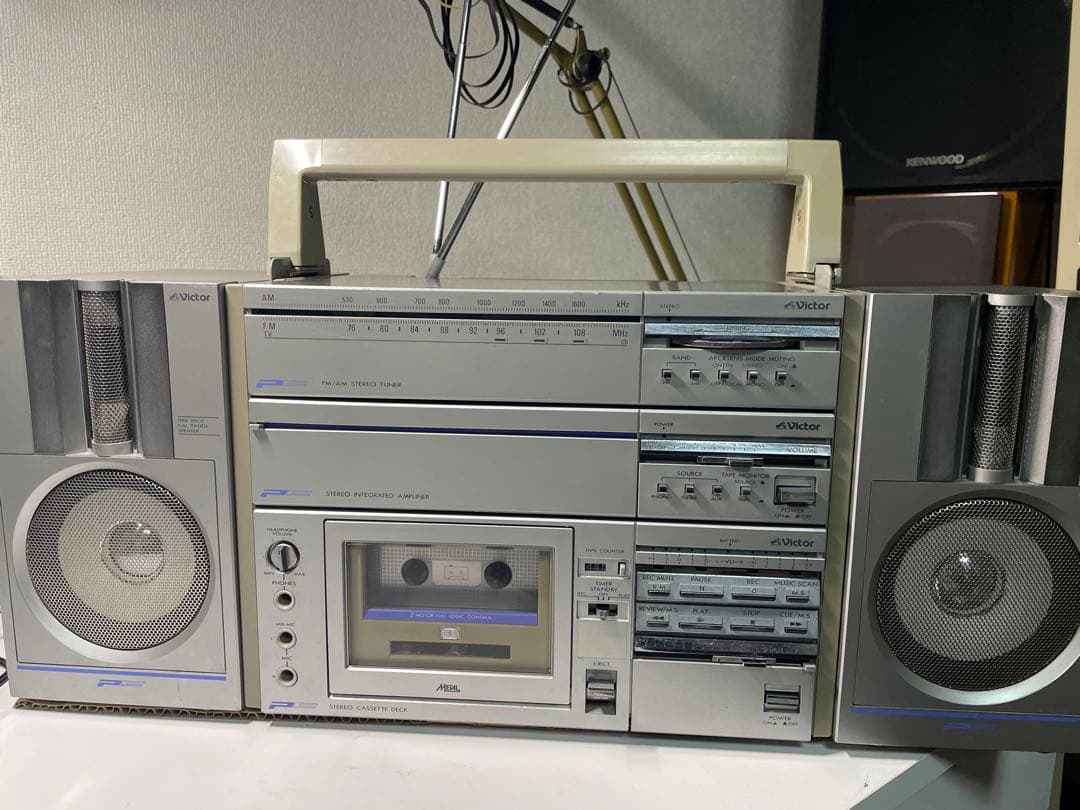 希少　ビクター　PC-5コンポ　整備動作品 Yahoo!オークション - 昭和レトロVictor ビクター システムコンポ PC-5