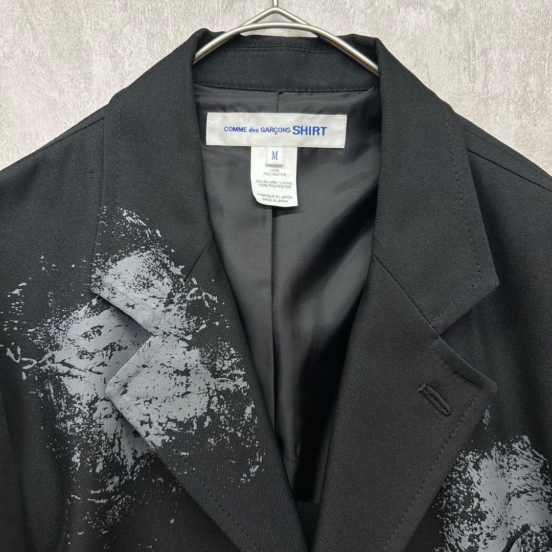 山口一郎着用モデル】コムデギャルソンシャツ ペイント セットアップ M
