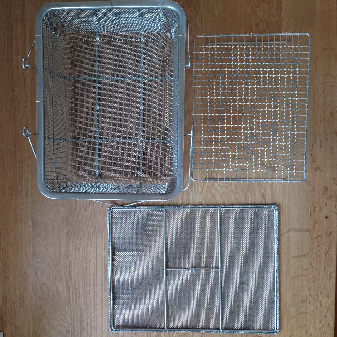 辻和金網 ふたつき干しかご 中段網付き - メルカリ