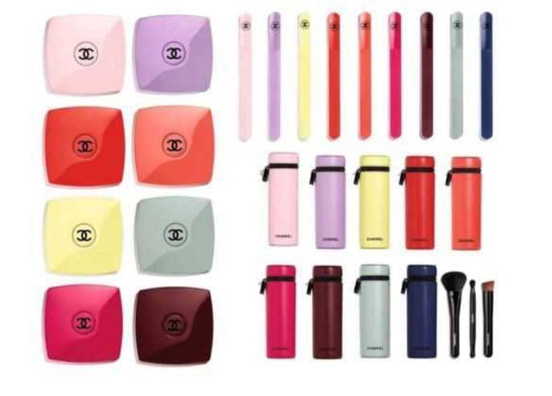 特別限定品！CHANELシャネル/カラーコード｜コンパクトミラー(121-橙