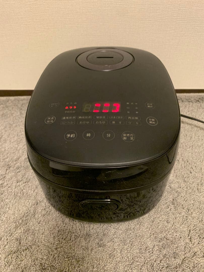 着払い】大栄 土鍋加工炊飯器 炊飯名人飯蔵 DT-NSH1811-5AK - メルカリ