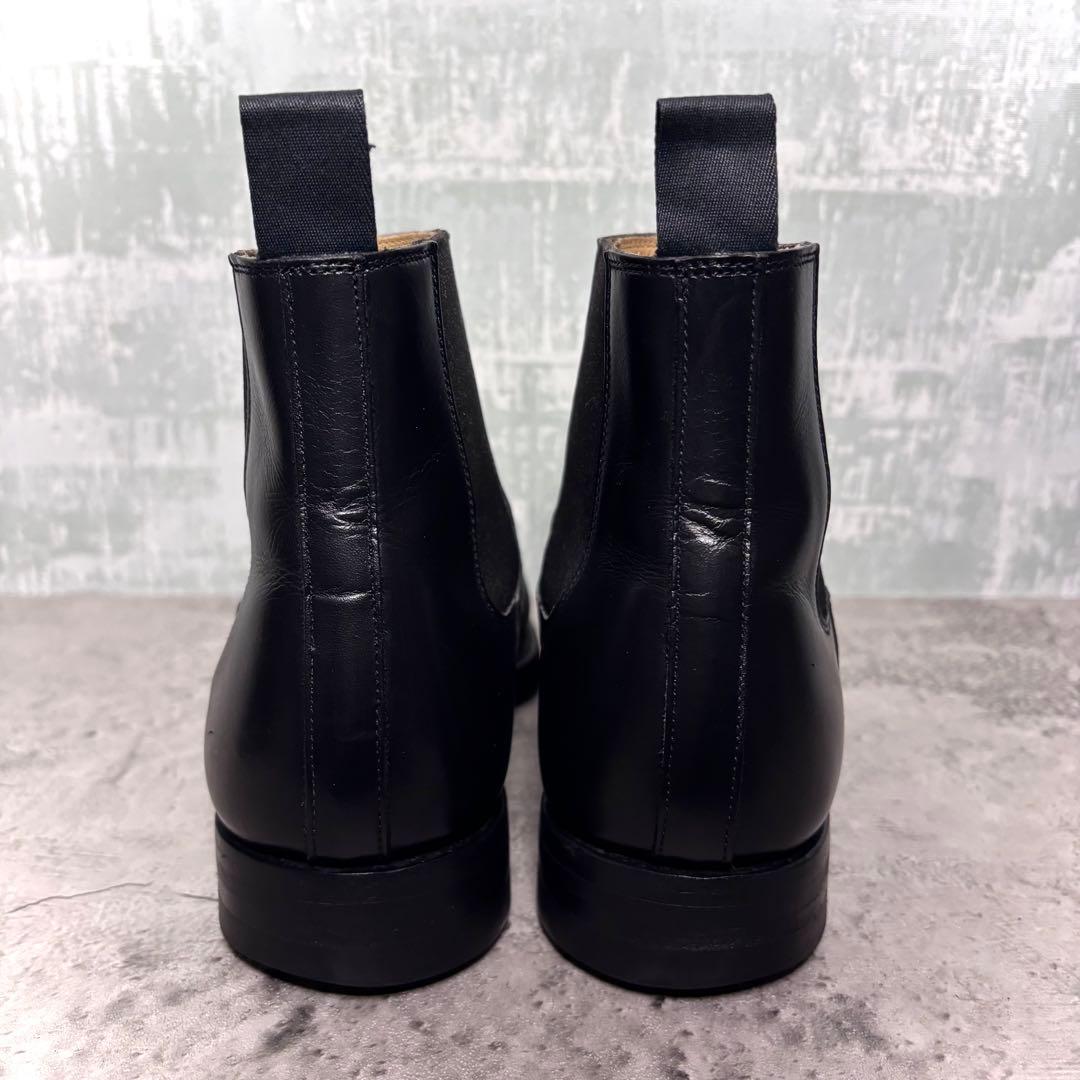 【ラフ！】クロケット&ジョーンズ サイドゴアブーツ 黒 6.5E レザー