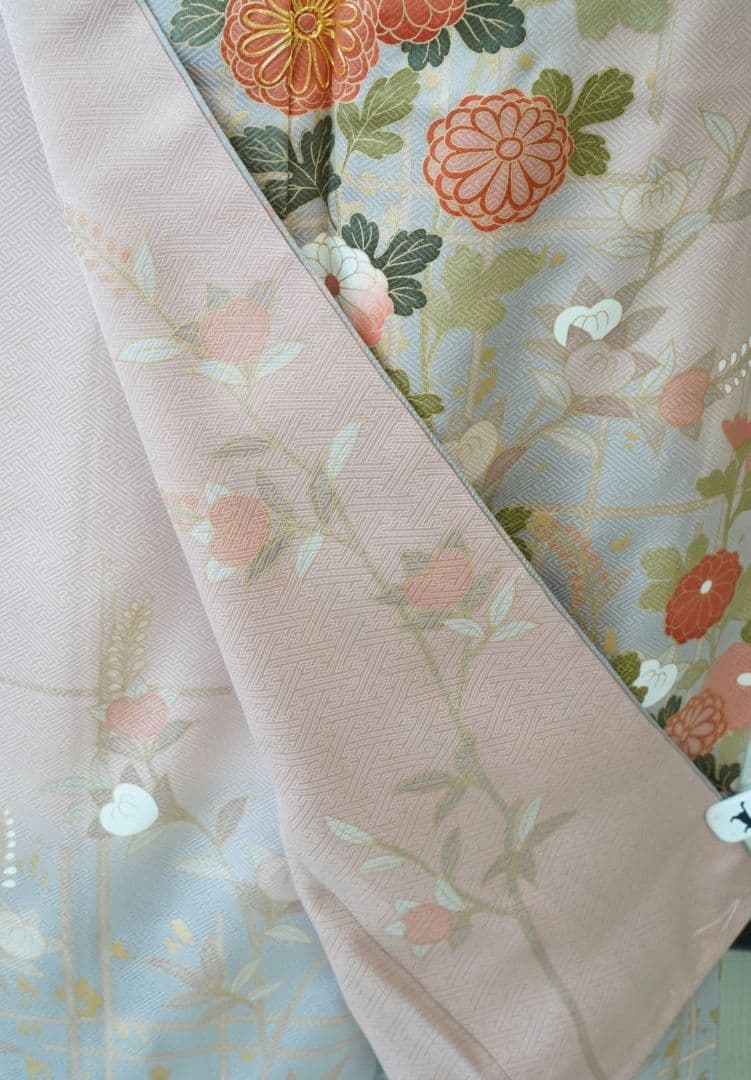 訪問着 4点フルセット a144 正絹 入学式 結婚式 七五三 お宮参り