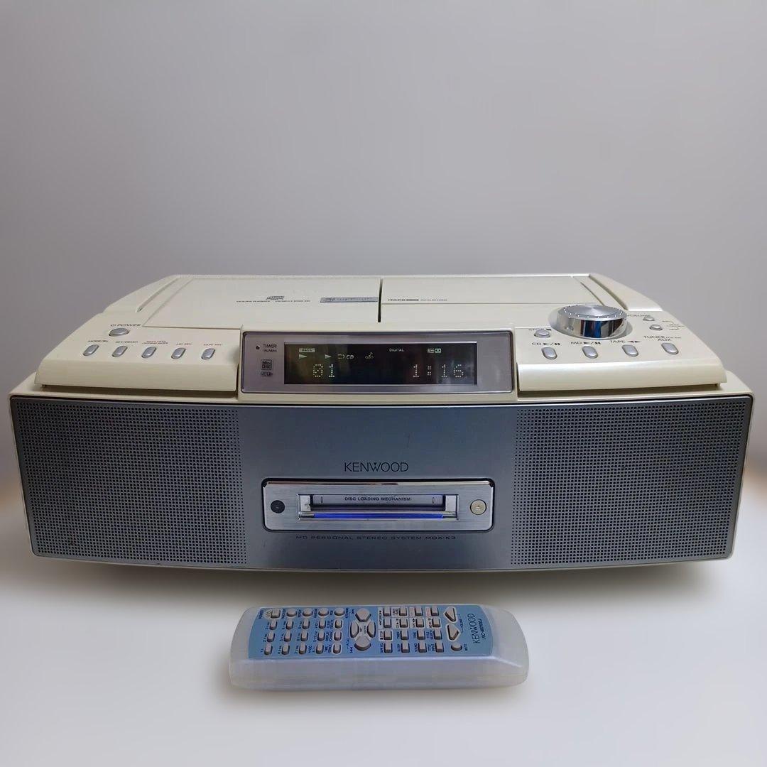 KENWOOD CD・MD・カセットデッキ（MDX-K3） - メルカリ