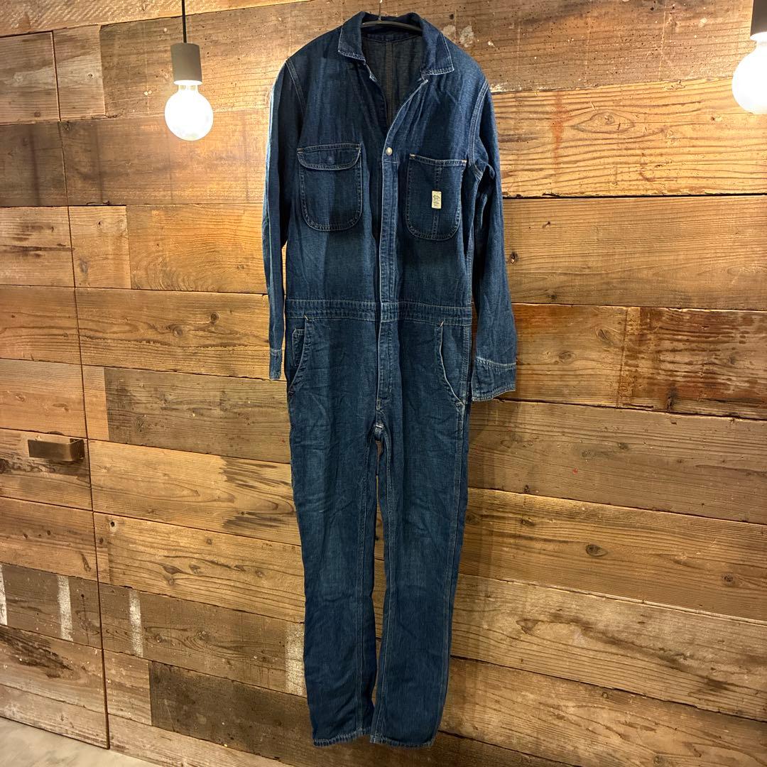 【希少】POLO RALPH LAUREN デニムつなぎ オールインワン 古着 RRL - 幻級 RRL オールインワン キムタク HERO ラルフローレン つなぎ