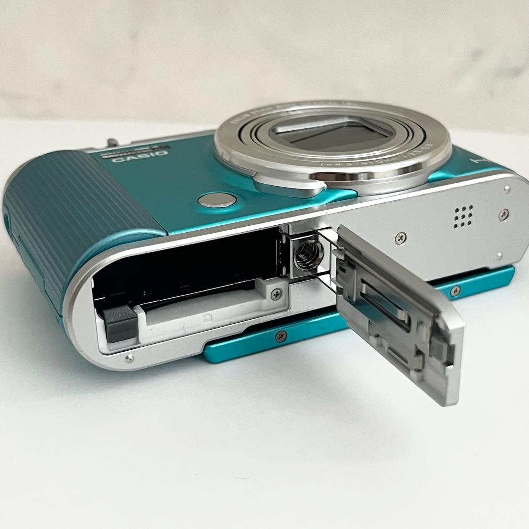 美品 CASIO EXILIM EX-ZR1800 水色 ブルー コンデジ - メルカリ
