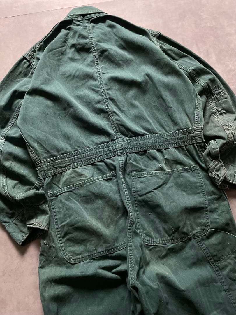 50s US製 HBT ワーク オールインワン つなぎ カバーオール 雰囲気系