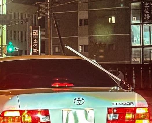 最新作！　送料込み！　VIPアンテナ　黒　本物　ジャンクションプロデュース