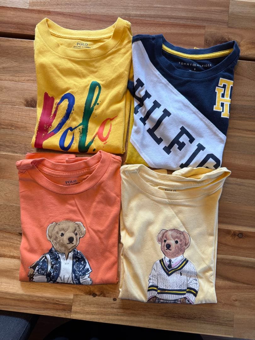 ポロラルフローレン】男の子 ポロベア Tシャツ セット 半袖 5 115 POLO RALPH LAUREN（ポロ・ラルフローレン） 爆買 ポロ ラルフローレン