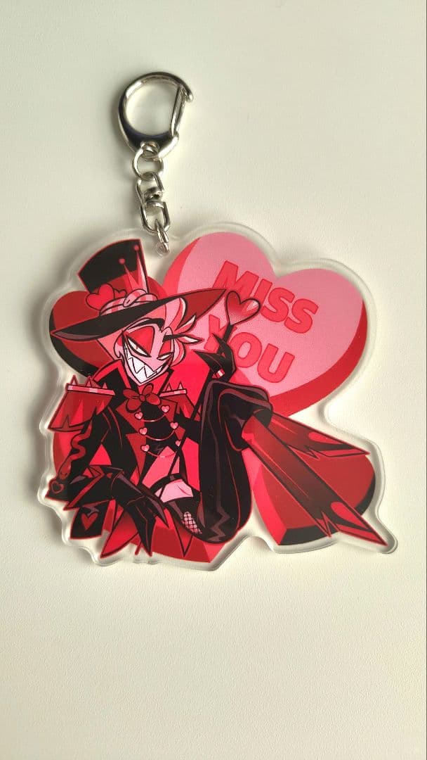 ハズビンホテル バレンタイン ルシファー アクリルキーホルダー - メルカリ