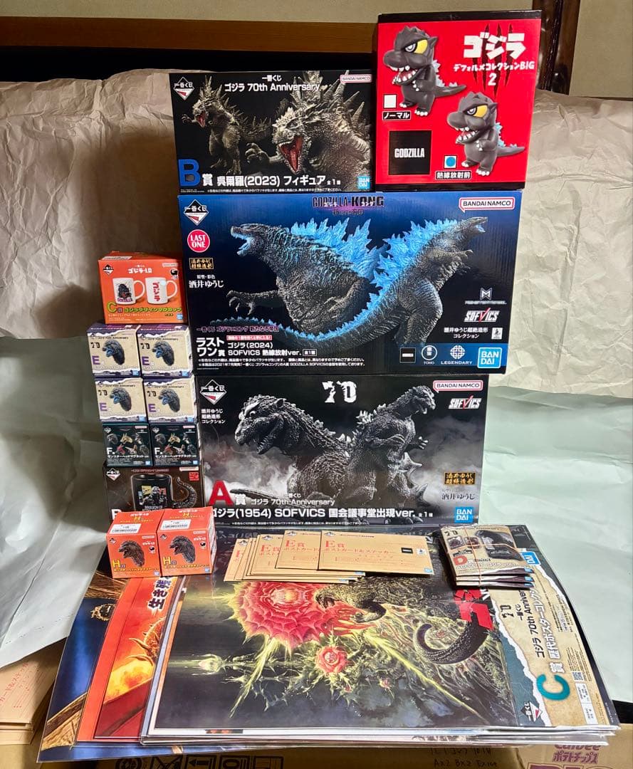 一番くじ 「ゴジラ×コング 新たなる帝国」「70th Anniversary」 一番くじ ゴジラ×コング 新たなる帝国｜一番くじ倶楽部｜BANDAI