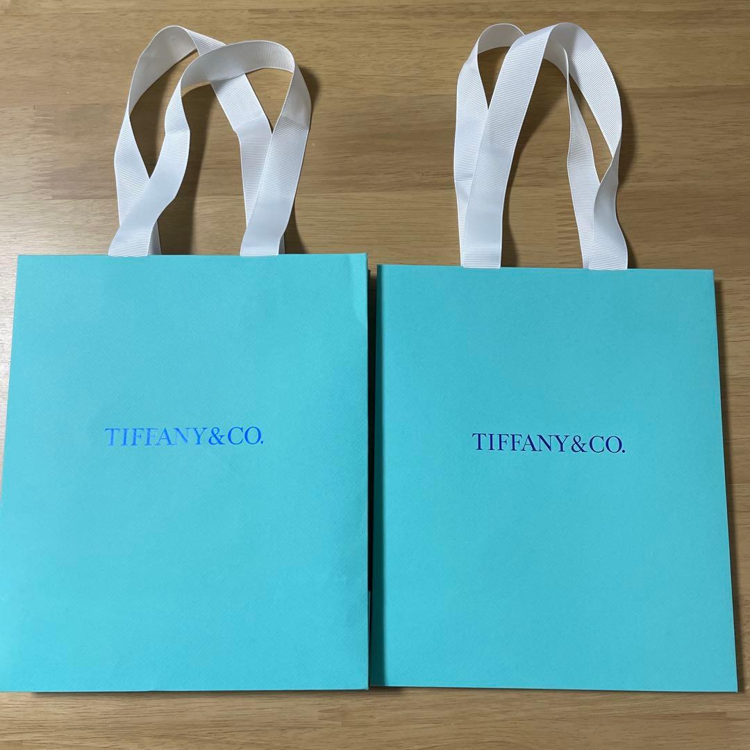 Tiffany & Co. ショップ袋 2枚セット - メルカリ