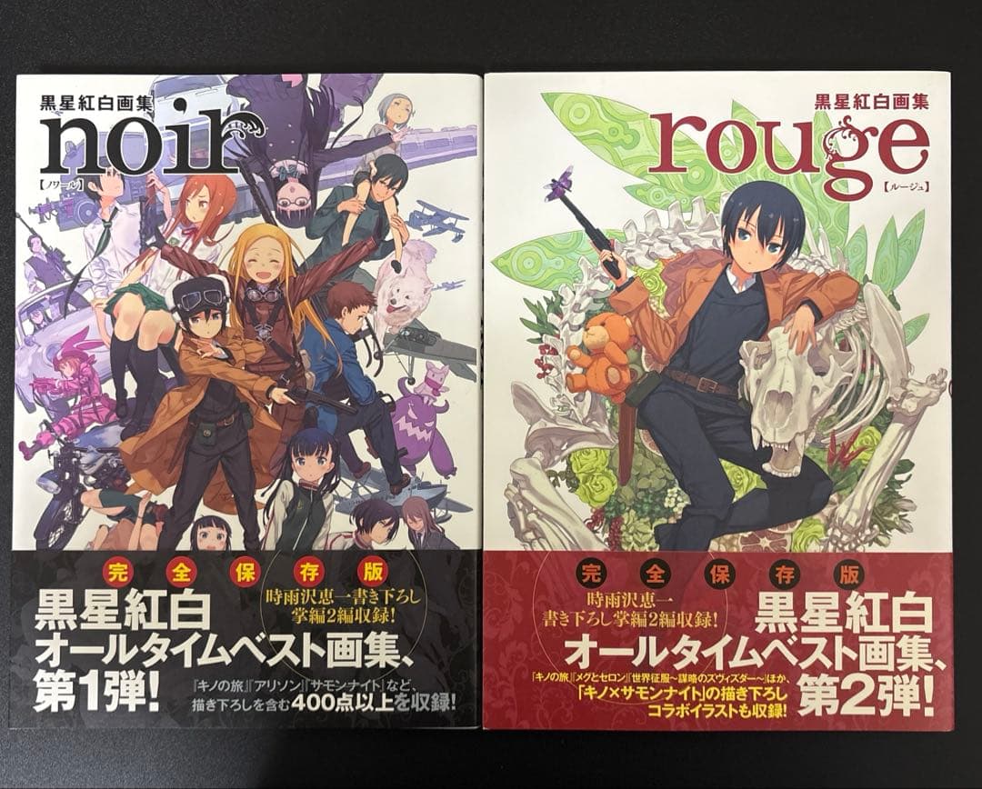 黒星紅白画集 noir & rouge 2冊セット - メルカリ