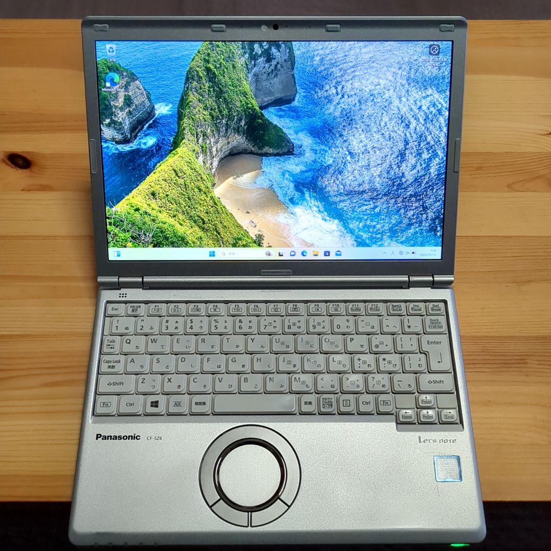 レッツノート CF-SZ6 i5 8G 256GB Let's note Panasonic ノートPC CF-SZ6 レッツノート i5第7世代-7200U