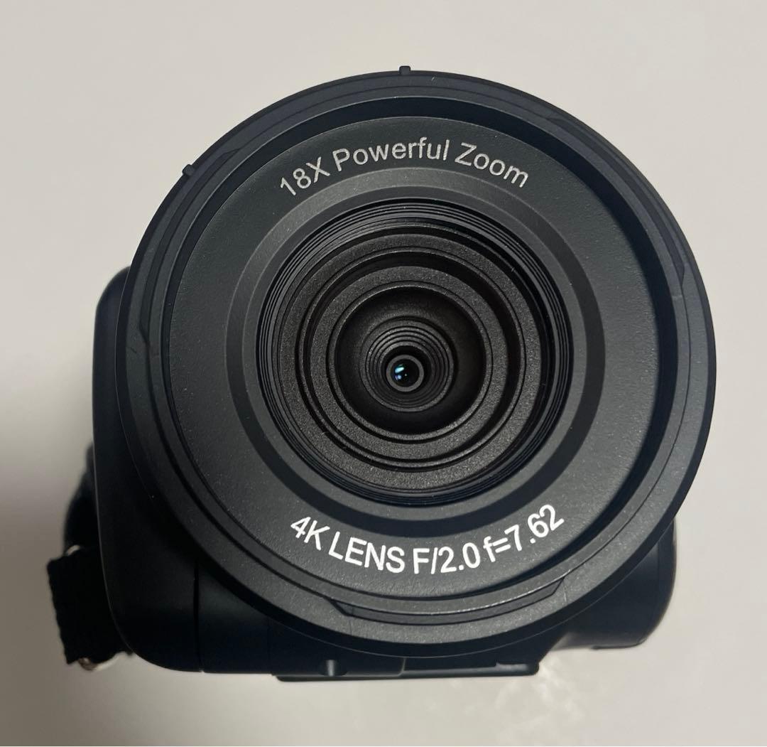 ビデオカメラ4K 60FPSAFオートフォーカスウルトラHD 64.0MP