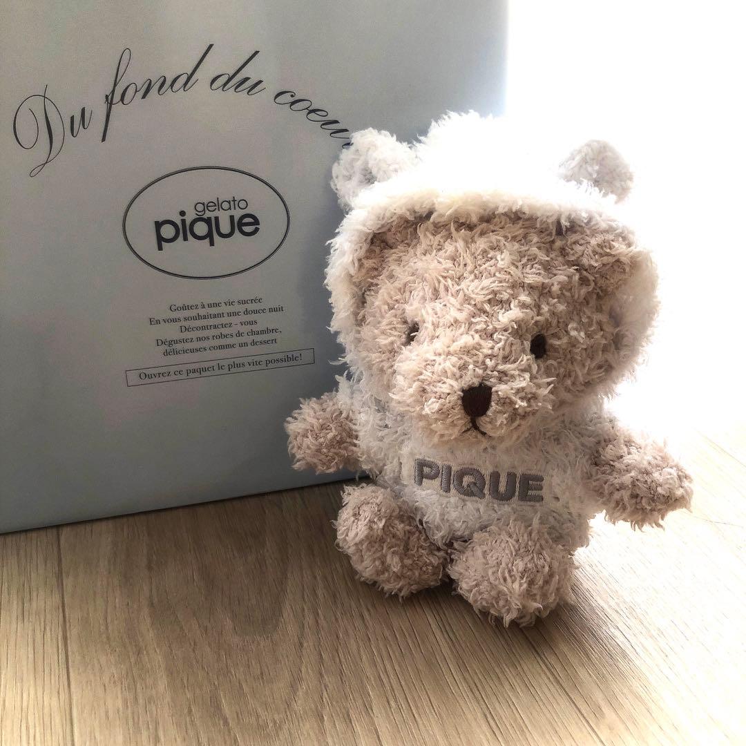 ジェラート・ピケ ぬいぐるみ くま フード付き着せ替え - メルカリ