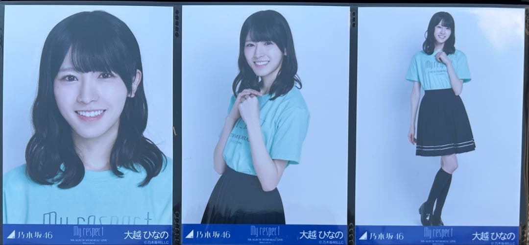 乃木坂46 大越ひなの 生写真 My respect ライブT コンプ - メルカリ