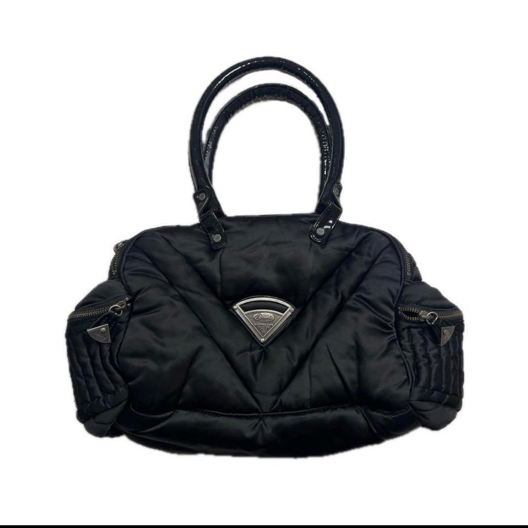 00s DIESEL ナイロン ハンドバッグ メタルロゴ プレート アーカイブ