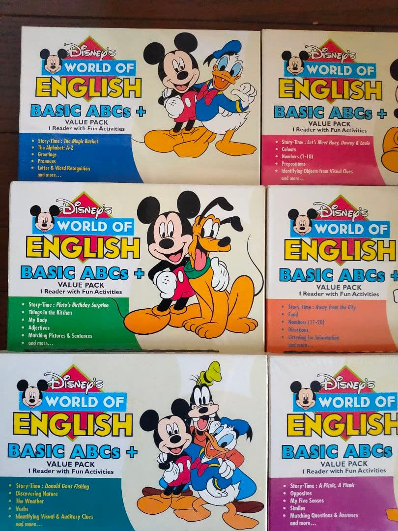 ディズニー英語 Disney's World of ENGLISH 全12巻 - メルカリ