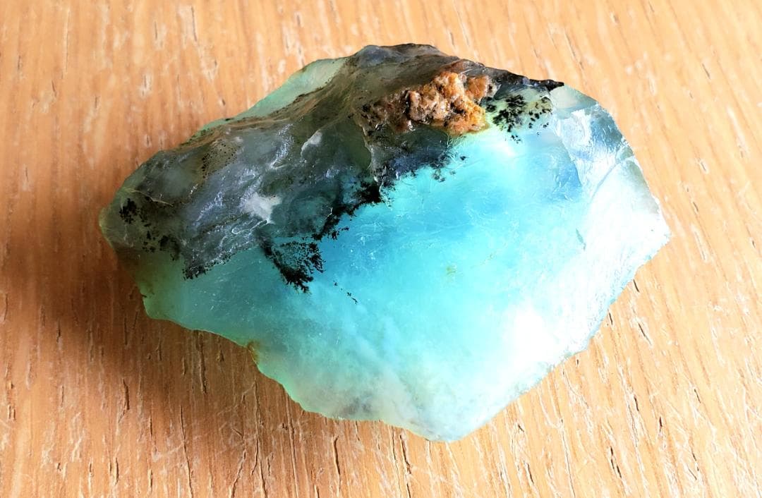 【コレクターズアイテム】ブルーオパール ブルーオパール 40x24mm ルース | iichi 日々の暮らしを心地よくする