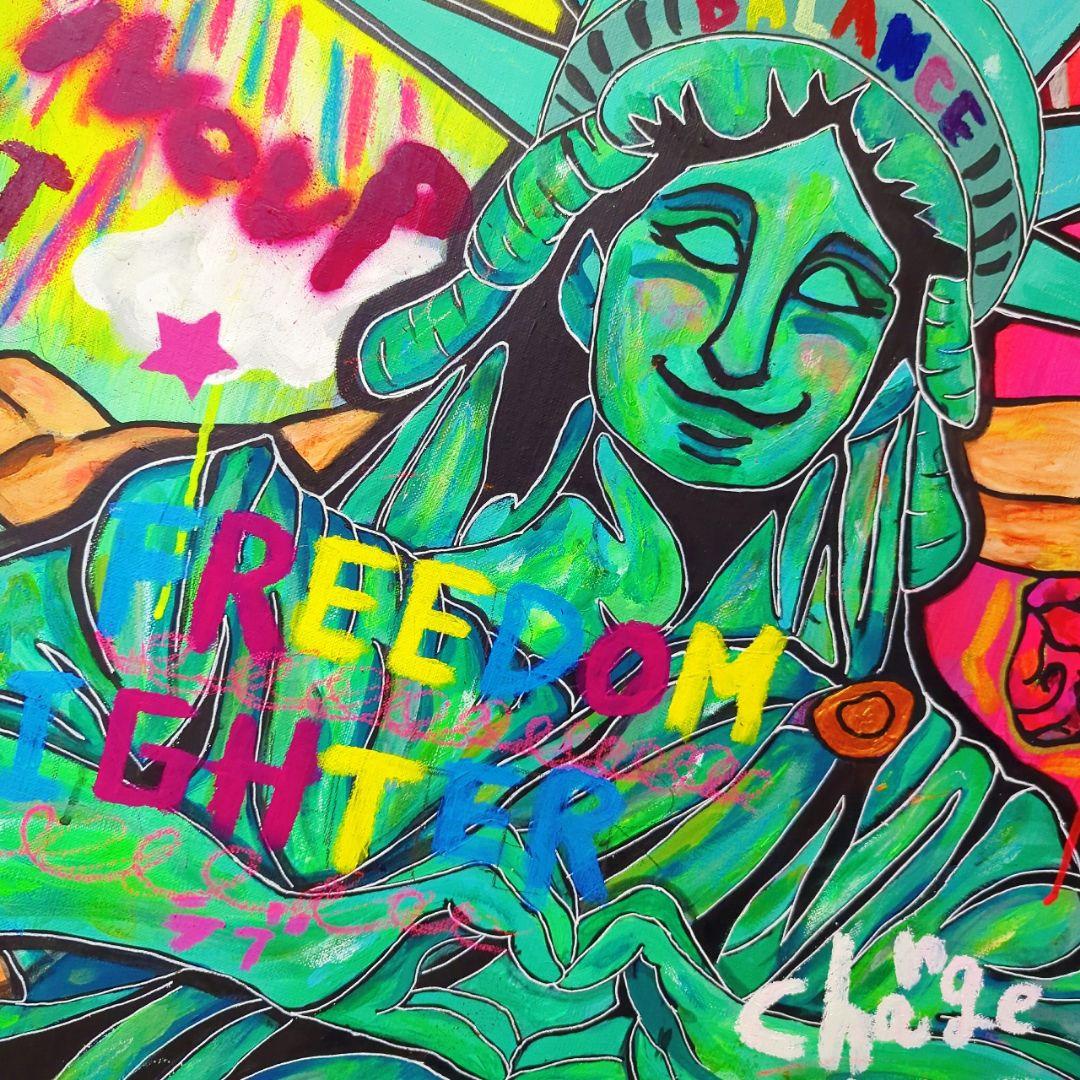 【一点物:原画】LOVE and PEACE《F40号》