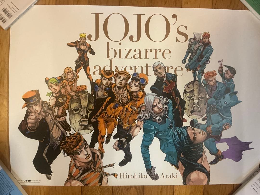 ジョジョ展 2012 限定 B2ポスター オールスター B 元箱付属 ジョジョ展 2012 B2 ポスター 3部～4部セット - メルカリ