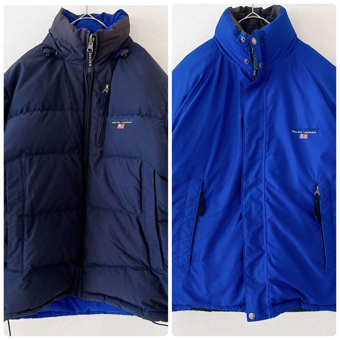 90s ポロスポーツラルフローレン ダウンジャケット リバーシブル