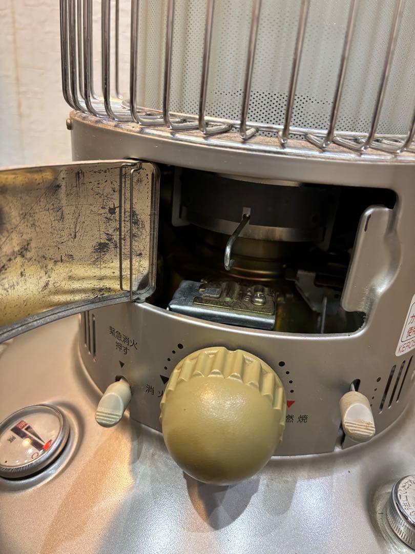 トヨトミ 石油ストーブ ML-21 シルバー 分解清掃済み