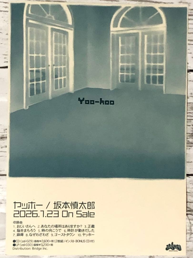 坂本慎太郎 ヤッホー A5ポスター YAA-HOO フライヤー - メルカリ