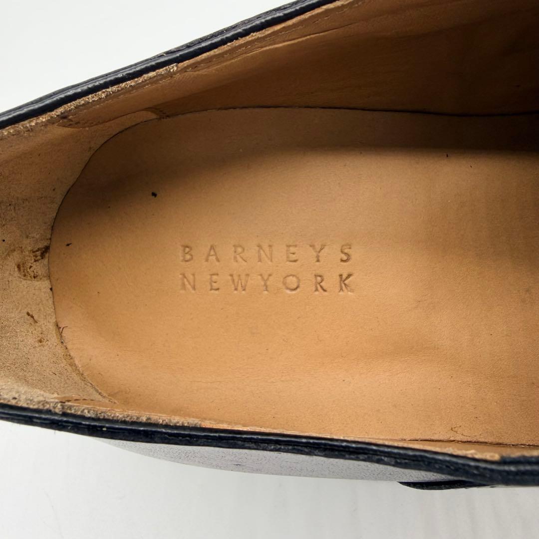 展示品】バーニーズニューヨーク ストレートチップ 27cm 黒 内羽根