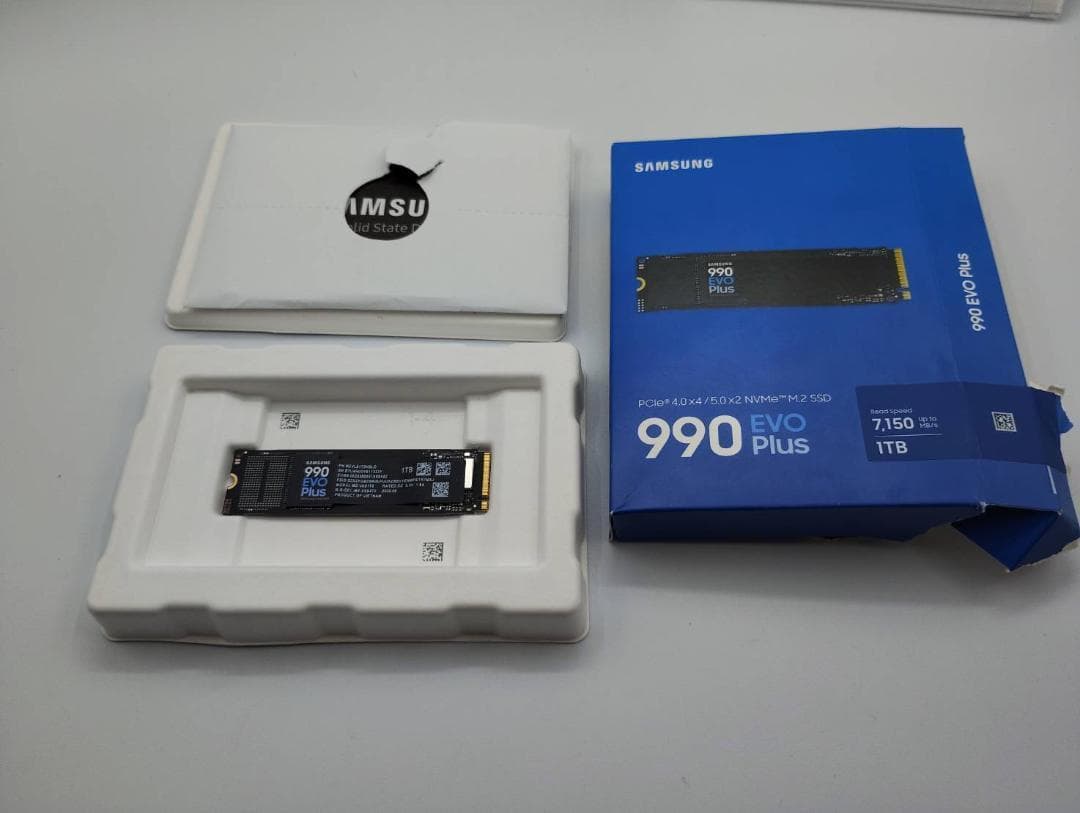 サムスン NVMe M.2 SSD 990 EVO Plus 1TB Amazon | Samsung 990 EVO Plus SSD 1TB、PCIe Gen 4x4、Gen 5x2 M.2