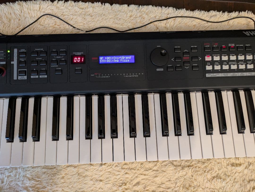 極美品☆YAMAHA MX49 シンセサイザー ソフトケース・アダプタ・説明書