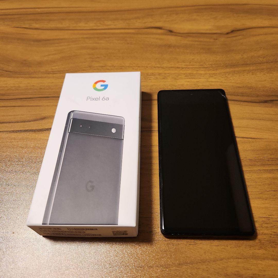 Google Pixel 6a 本体 画面ひびあり　SIMフリー Google 6a Pixel SIMフリー ガラス割れ｜Yahoo!フリマ（旧PayPayフリマ）