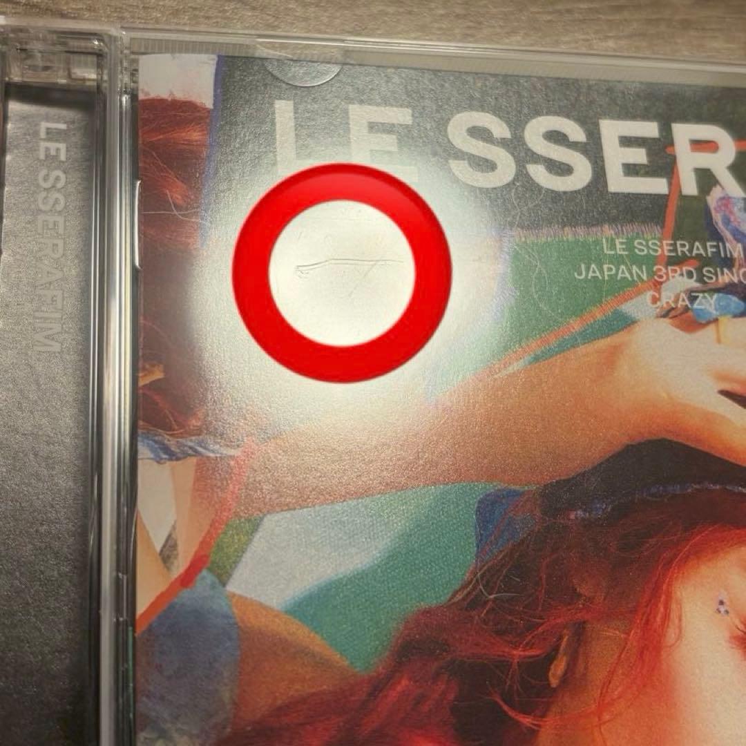 LE SSERAFIM CRAZY ソロジャケ版 ユンジン トレカ シール付き - メルカリ