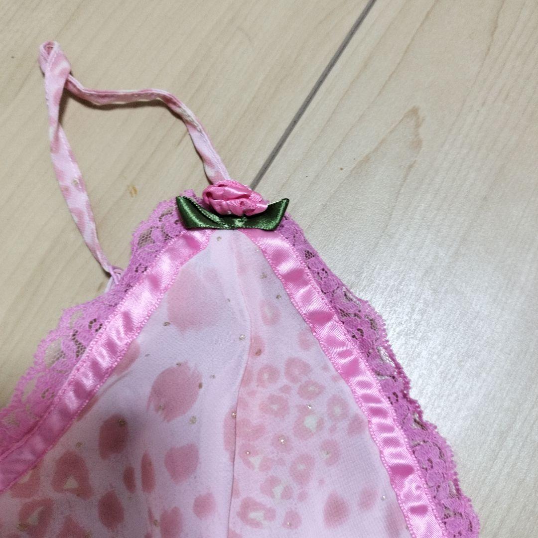 MA＊RS ピンク ヒョウ柄 シフォン キャミソール Sugargloss - メルカリ