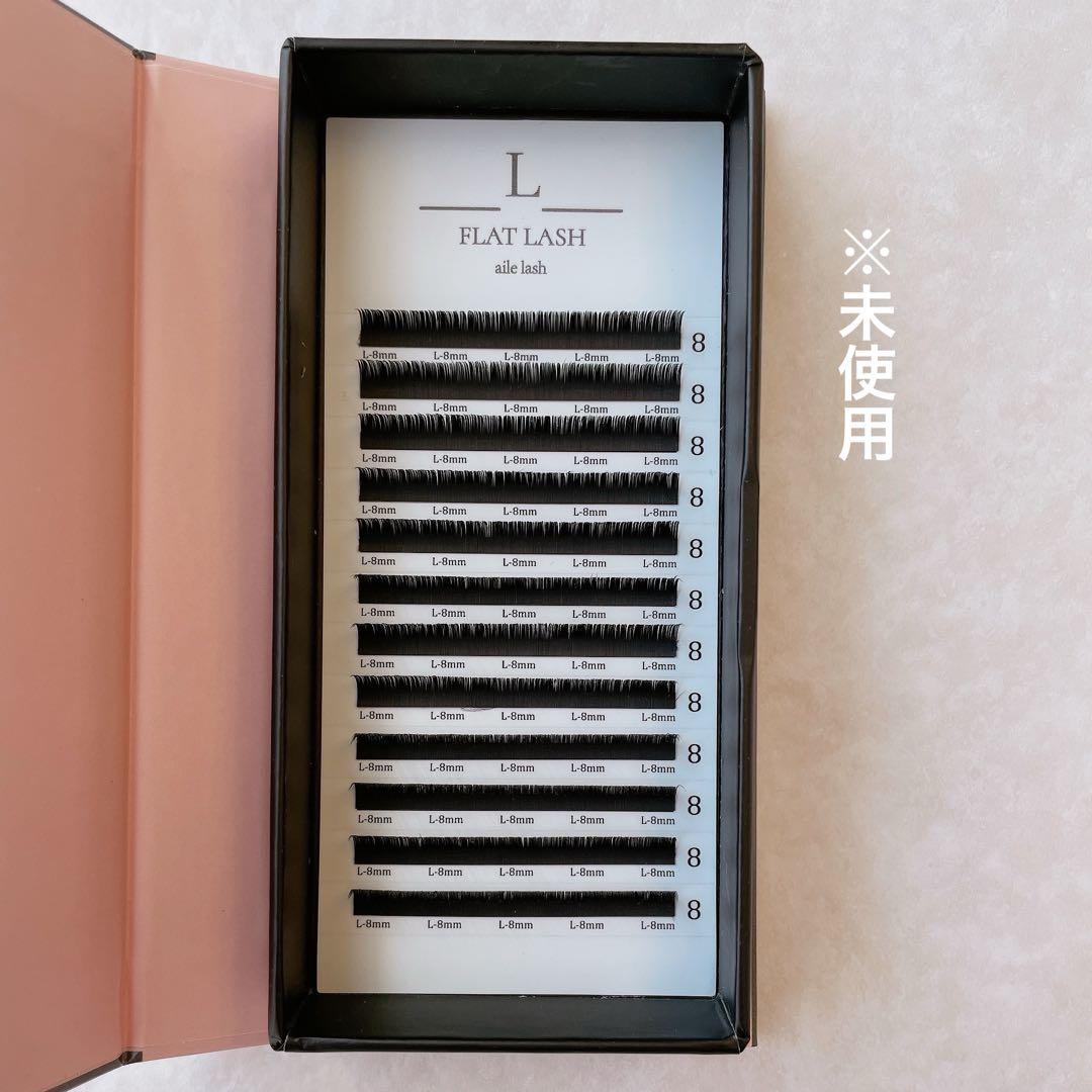 未使用・Lカール】長さ6〜12mm/ディープフラットラッシュ/ブラック