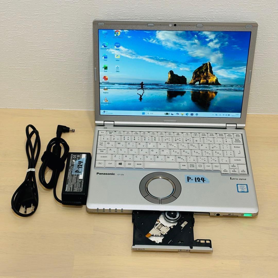 レッツノート PC Windows11 SSD DVD オフィス付き P-124 - メルカリ