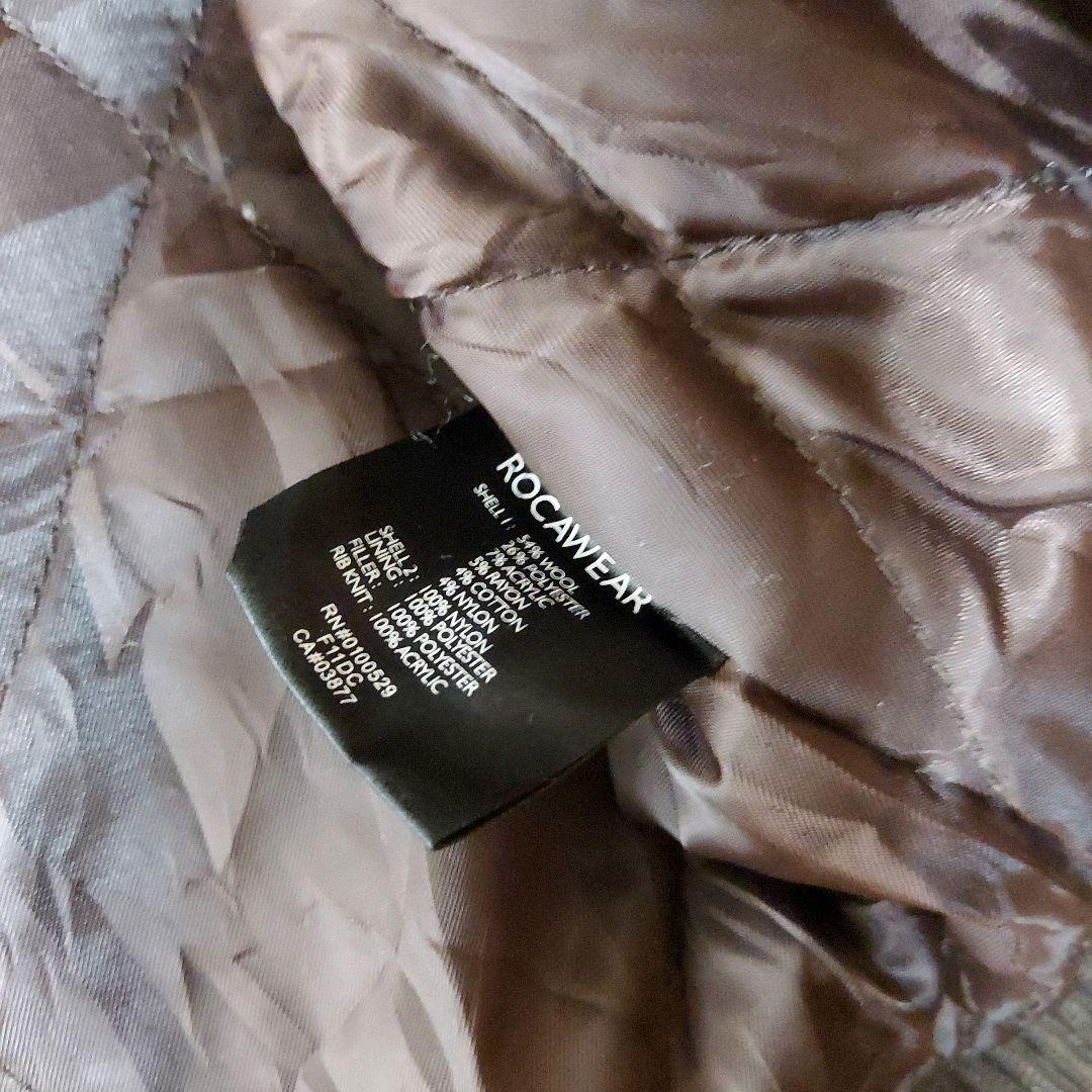 ROCAWEAR】ロカウェア 背面ロゴ スタジャン エルボーパッチ 2XL相当