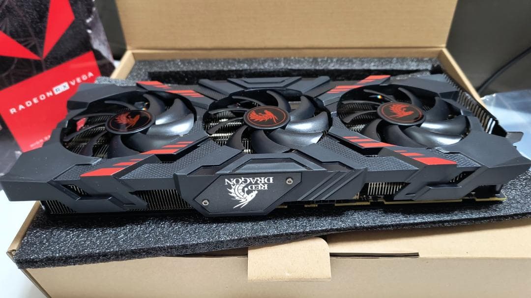 未使用品】Power Color ビデオカード RED DRAGONシリーズ - メルカリ