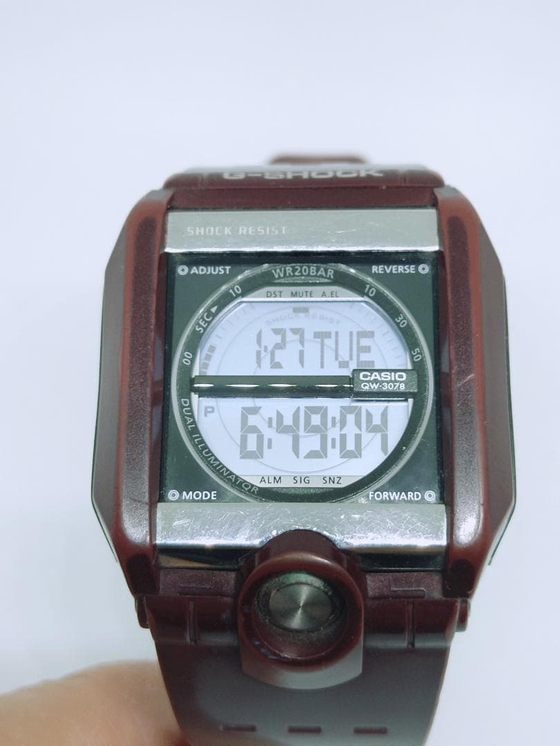激レア】G-SHOCK G-8100B 腕時計 ワインレッド CASIO カシオ G-SHOCK