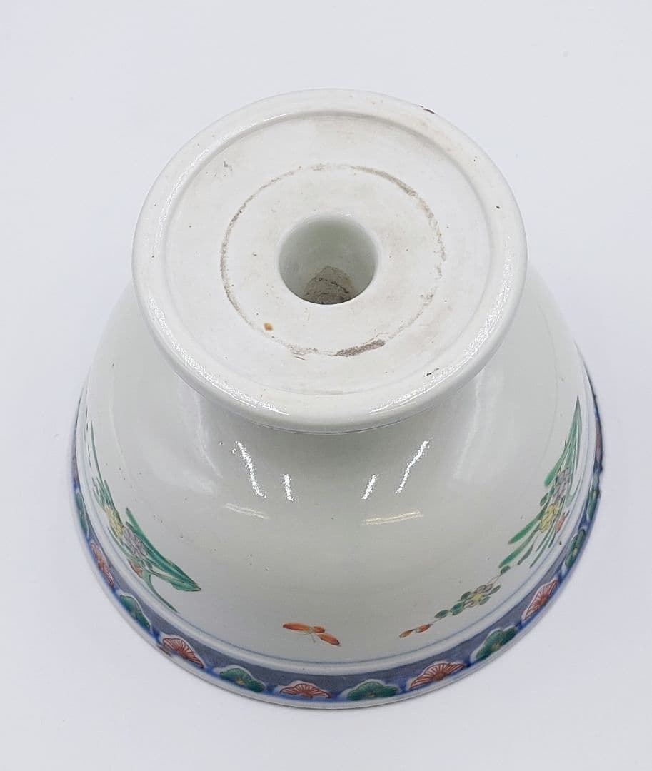 骨董 アンティーク 明治時代 伊万里色絵唐獅子花鳥牡丹 大盃洗 - メルカリ