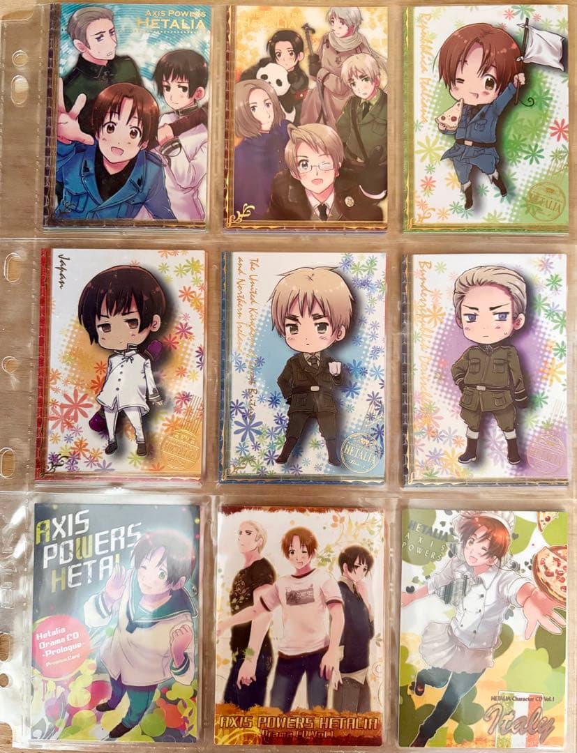 非売品9点付】 ヘタリア トレーディングカード コンプリートセット