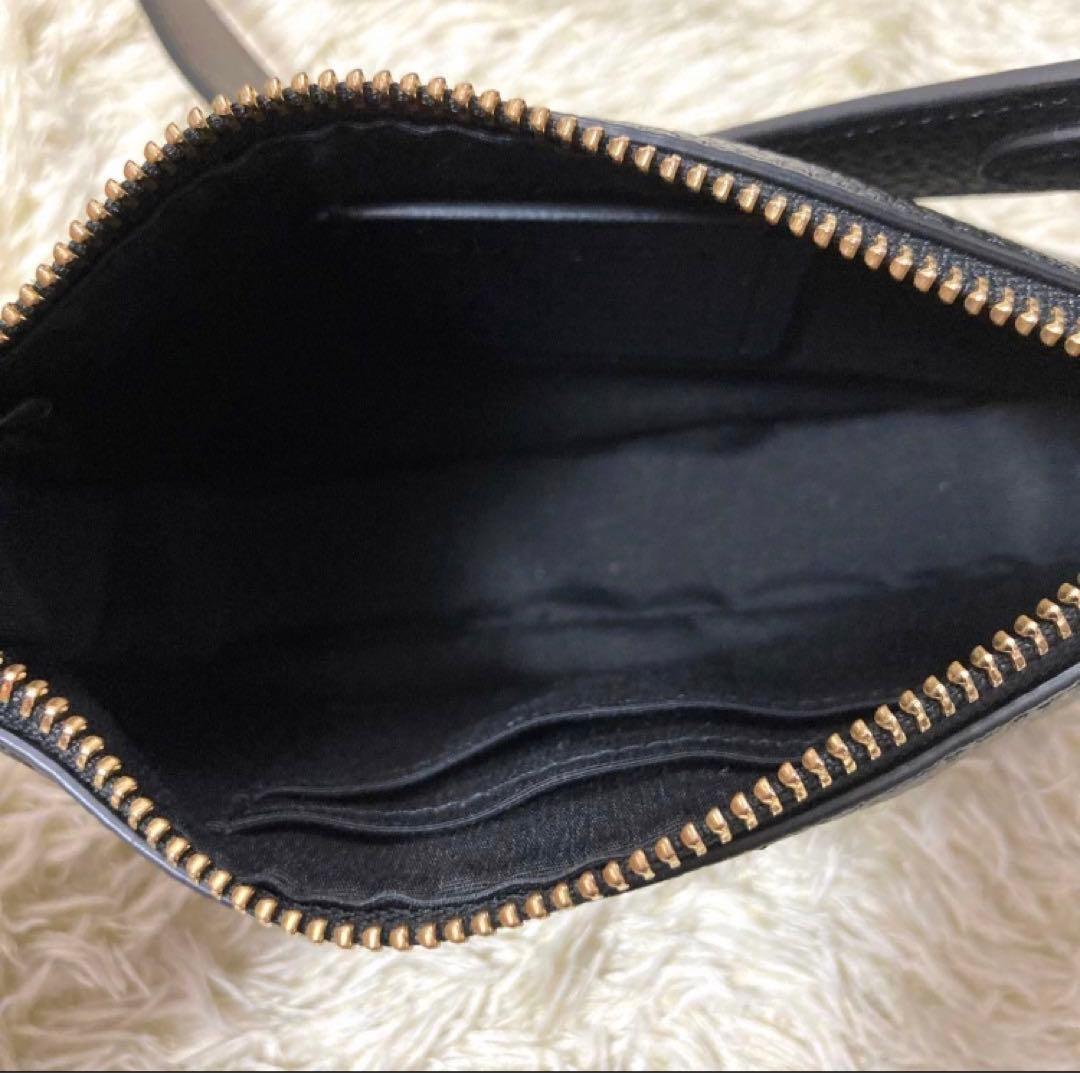 極美品】COACH コーチ ショルダーバッグ ブラック レザー ジェスの通販