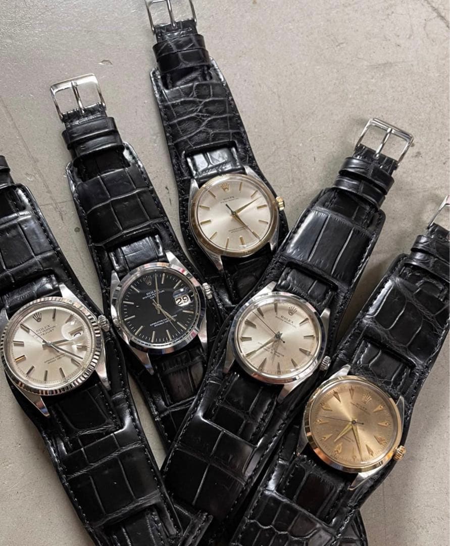 neighborhood ネイバーフッド 時計 バンド 台座付き クロコ - メルカリ